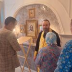 Священник провел Молебен в молебной комнате в честь иконы Божией Матери «Отрада и утешение» при психоневрологической больнице